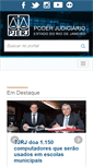 Mobile Screenshot of portaltj.tjrj.jus.br